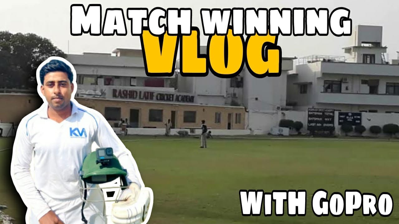 Match winning full vlog with GoPro 📷😍👍🏻🏏