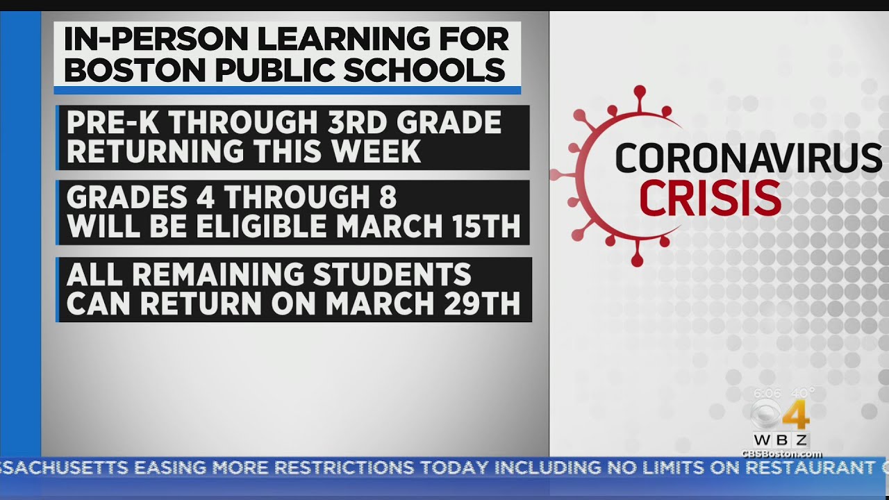 Thousands Of Boston Students Return To In-Person Learning This Week