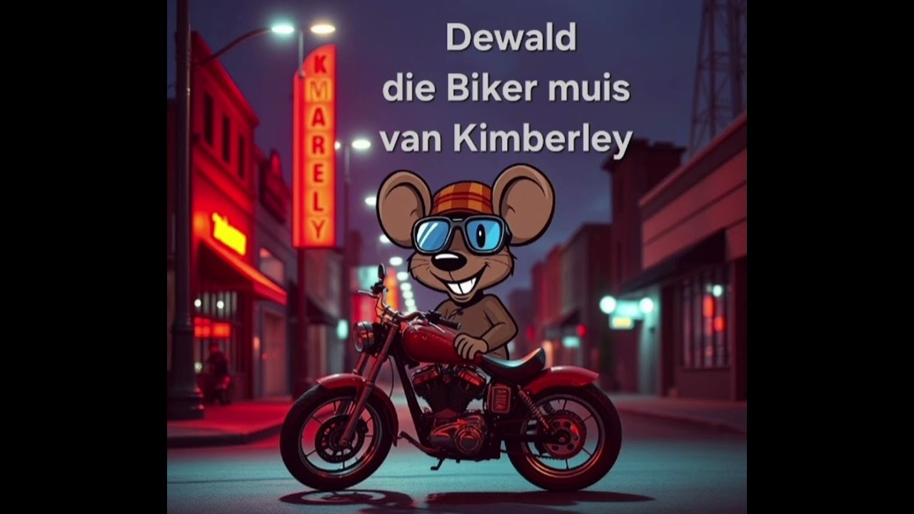 Dewald die biker muis van Kimberley 