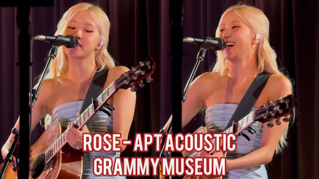 251204 APT. Acoustic Version Rosé Grammy Museum Spotlight Performance 로제 아파트 그래미 