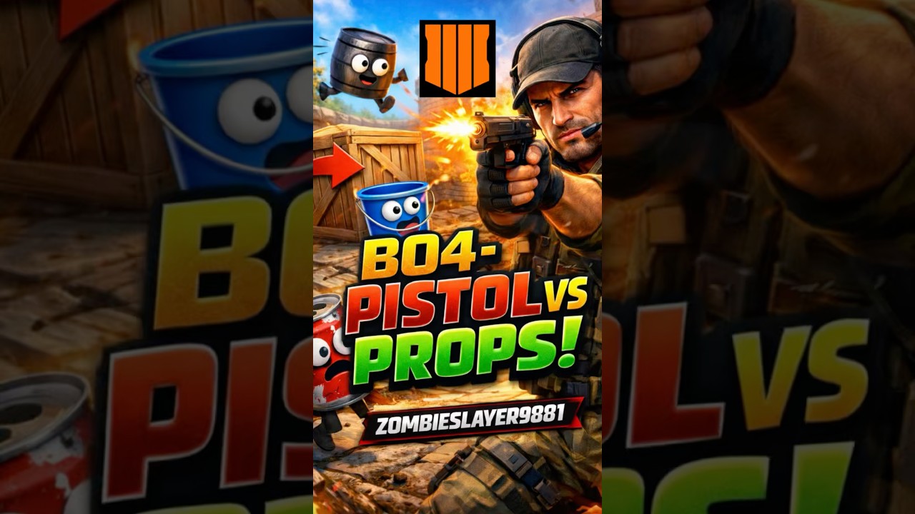 🔫 Strife Pistol ONLY Gameplay in Bo4 Prop Hunt! (Seaside) 