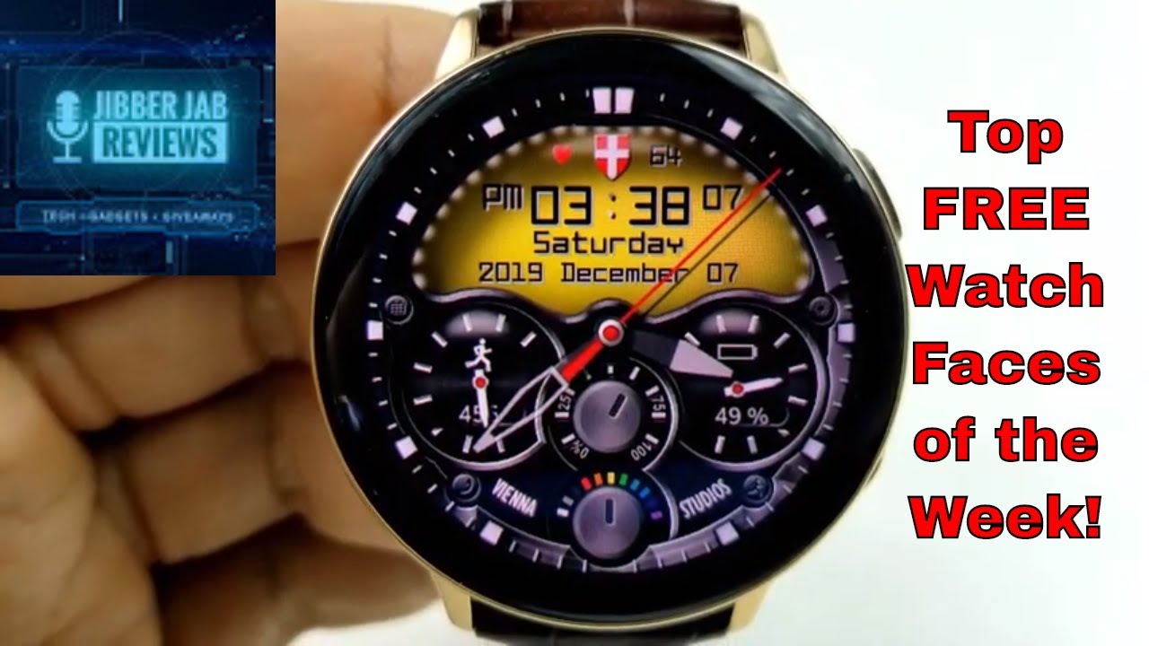 TOP FREE Must See & Must Download Samsung Galaxy Watch Active 2/Galaxy Watch/Gear S3 Watch Faces