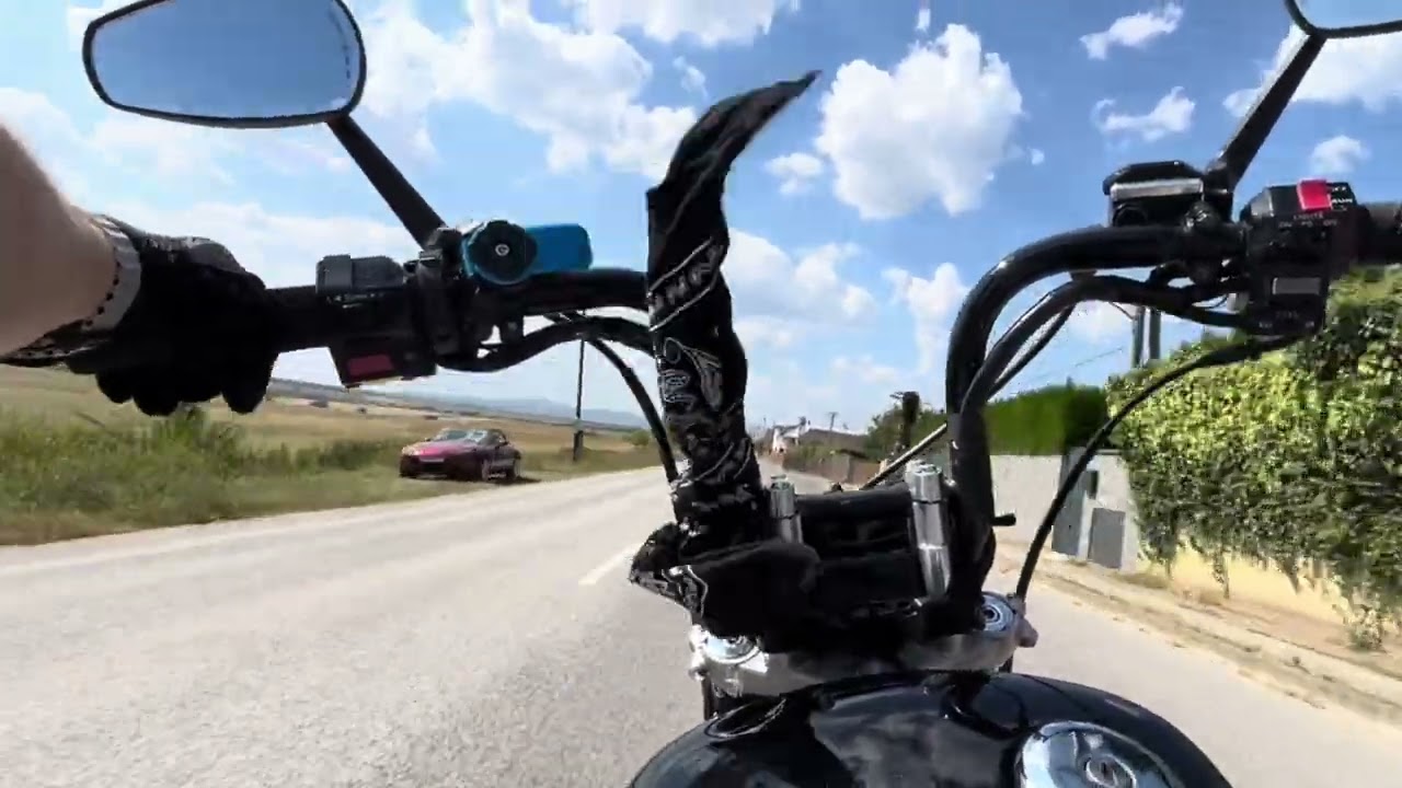 #5 - ride|POV|4K|motorcycle ride|slovakia|kosice|sunny day|Yamaha xv 535 virago 1993