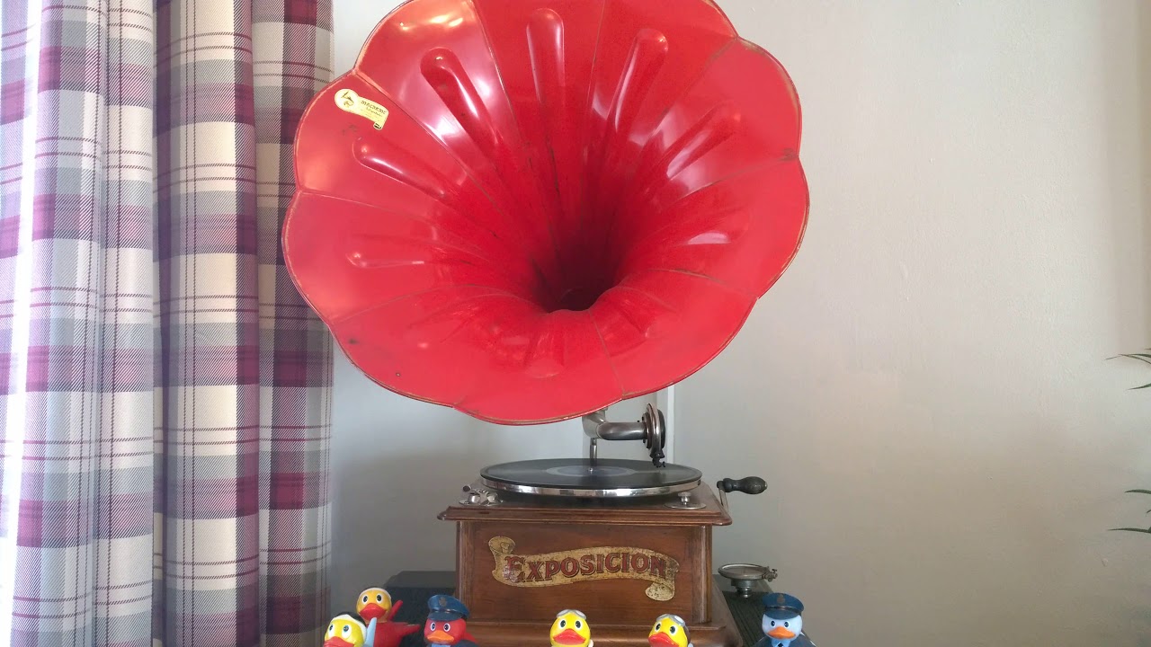 The Two Filberts - The Song Of The Black Pierrot - Jumbo 78rpm - Exposicion Horn Gramophone