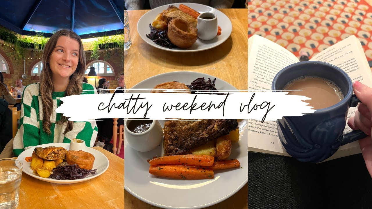 PRODUCTIVE WEEKEND VLOG // Cleaning, Book Haul & London Roast Dinner