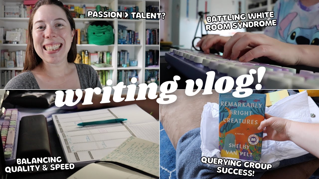 WRITING VLOG | aiming for 100K in my WIP, passion outweighing talent, & when do you query an agent