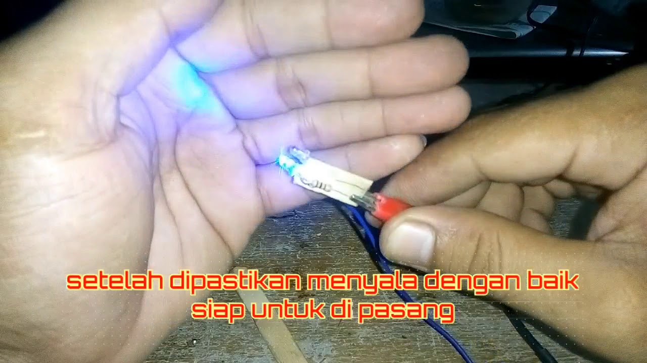 Buat sendiri dobel indikator sein | pake LED 3mm