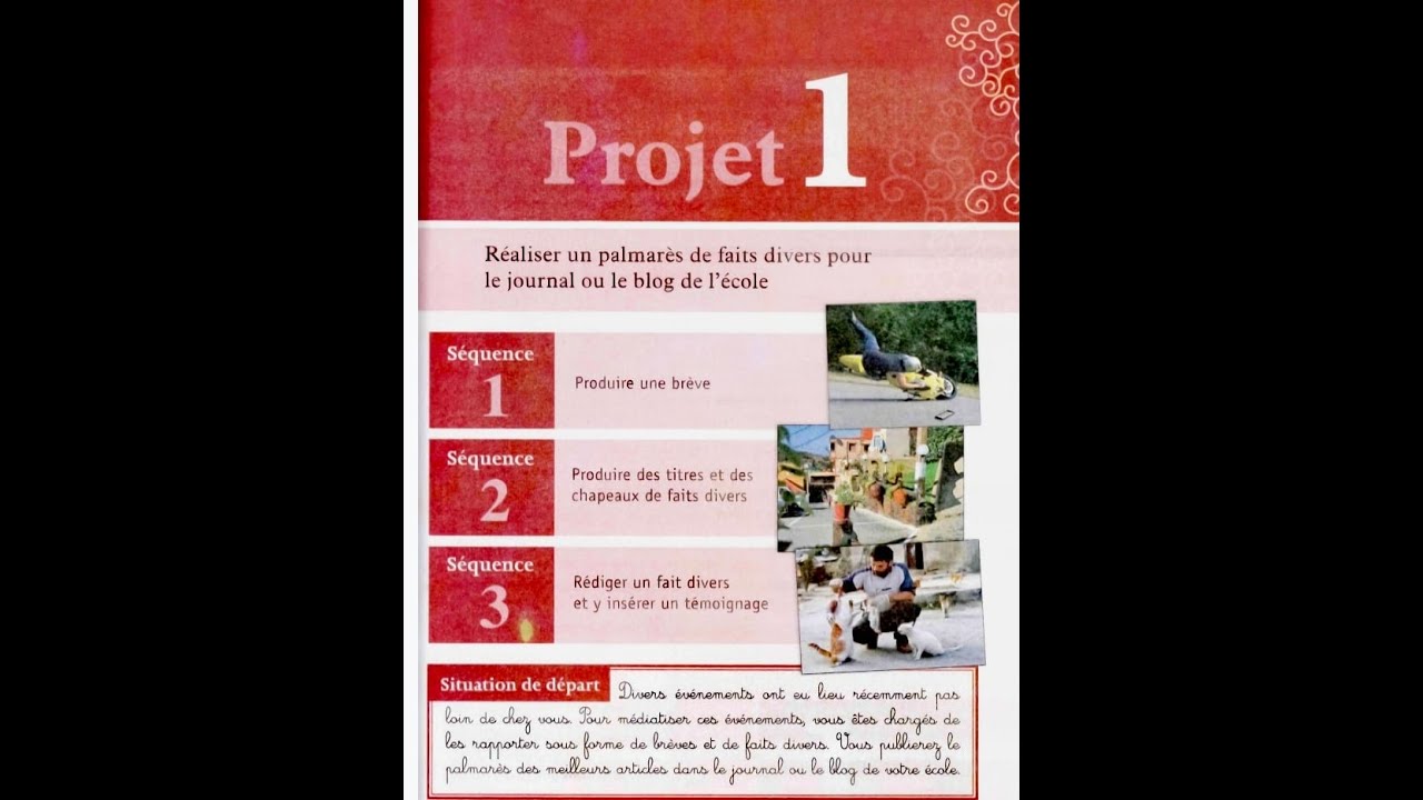 3AM / Projet 1 : Réaliser un palmarès de FAITS DIVERS pour le journal de l'école .