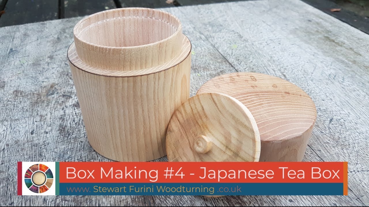 Woodturning - Box Making #4 - Japanese Tea Box