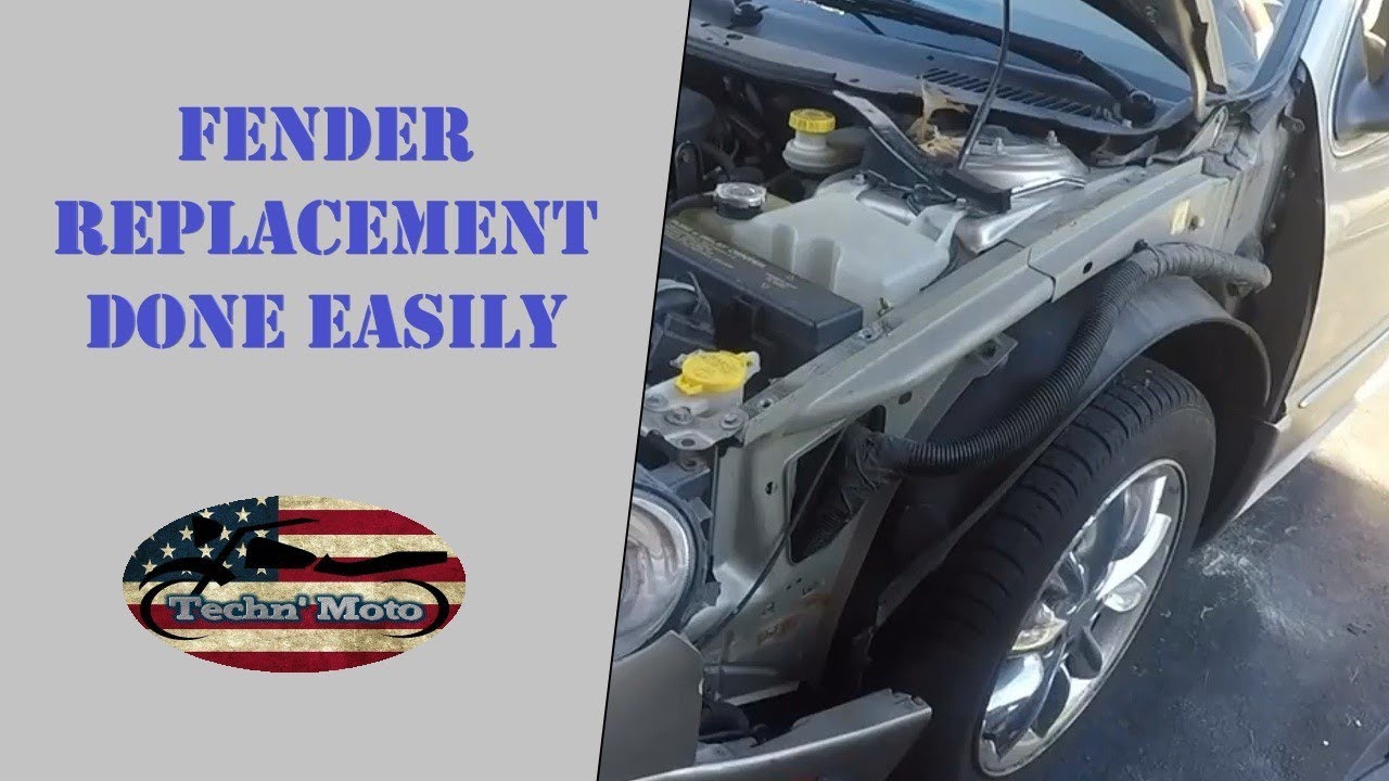 Remove & Replace a Fender-Chrysler Concorde | Techn' Moto
