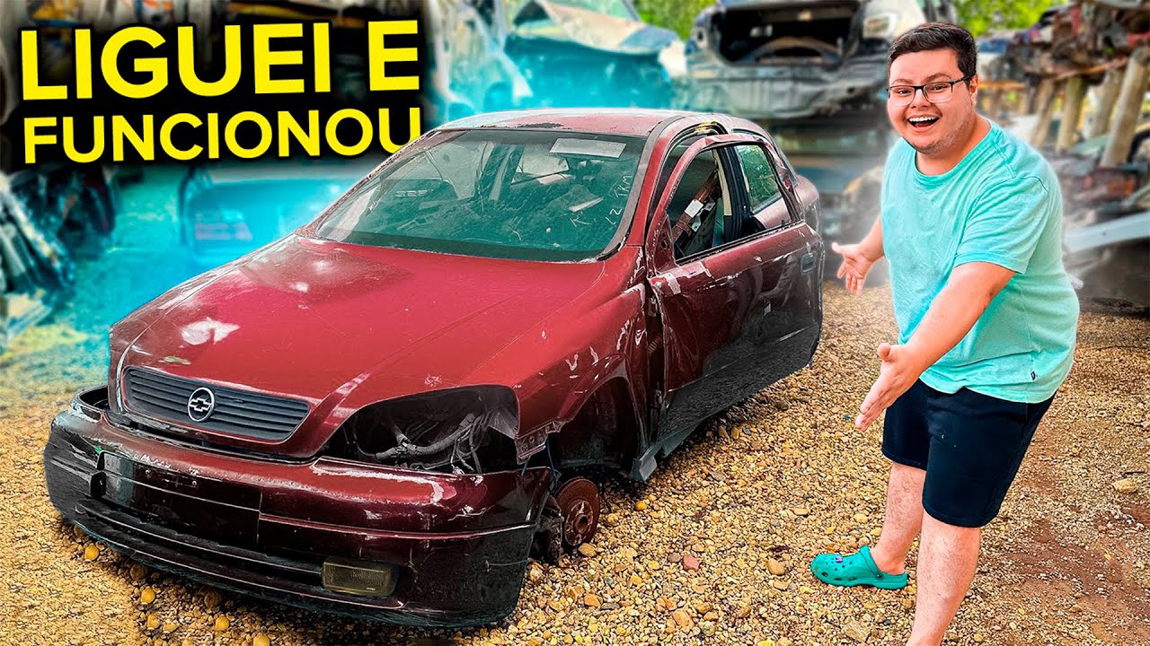 LIGUEI OS CARROS ABANDONADOS DESSE FERRO VELHO! FUNCIONAM E ESTÃO À VENDA!
