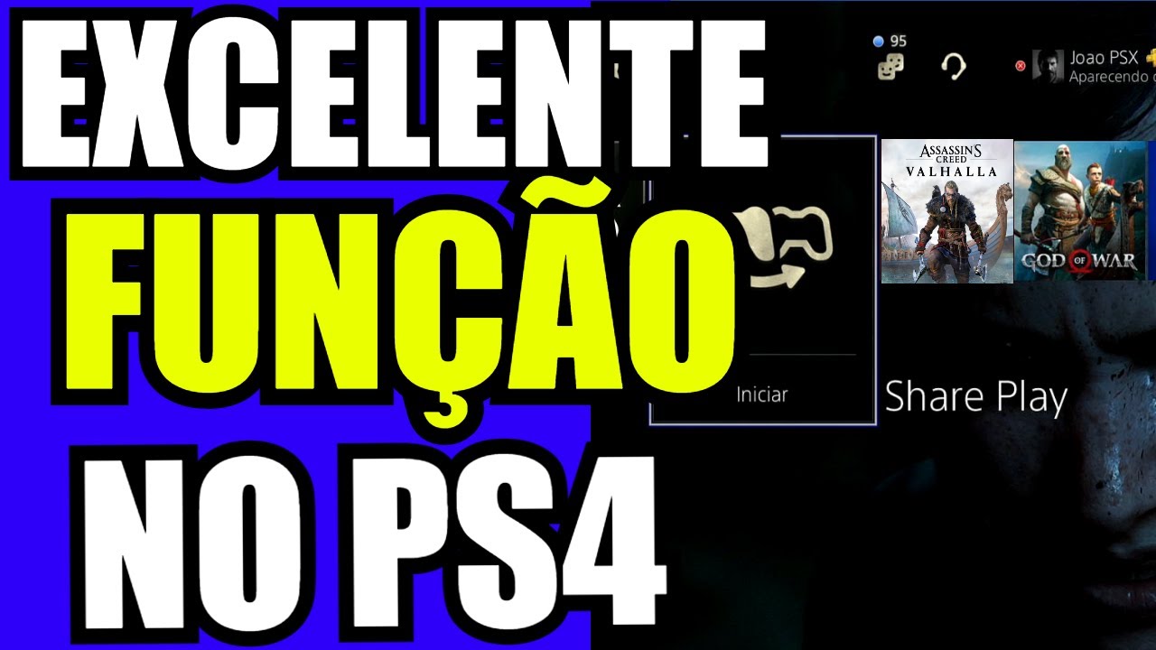 EXCELENTE FUNÇÃO NO PS4 QUE TALVEZ VOCÊ NÃO USE ! O GUIA COMPLETO SOBRE SHARE PLAY !