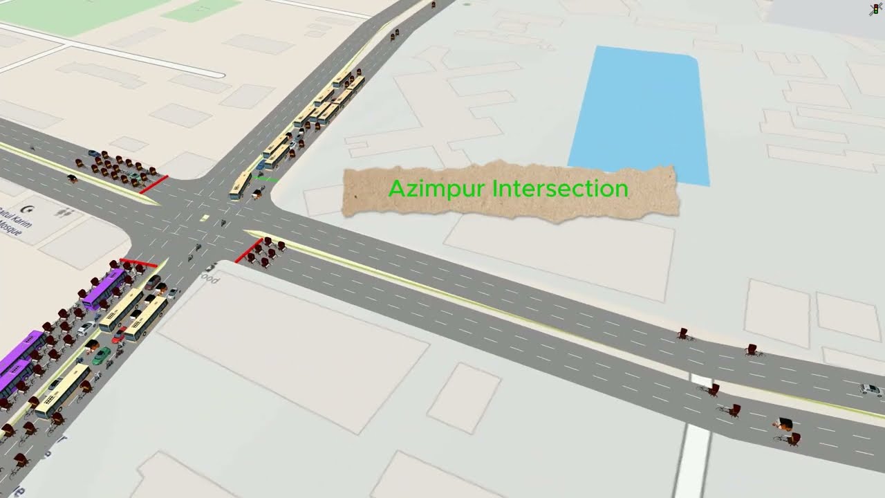 PTV Vissim Traffic Simulation | Abdullah Al Asif