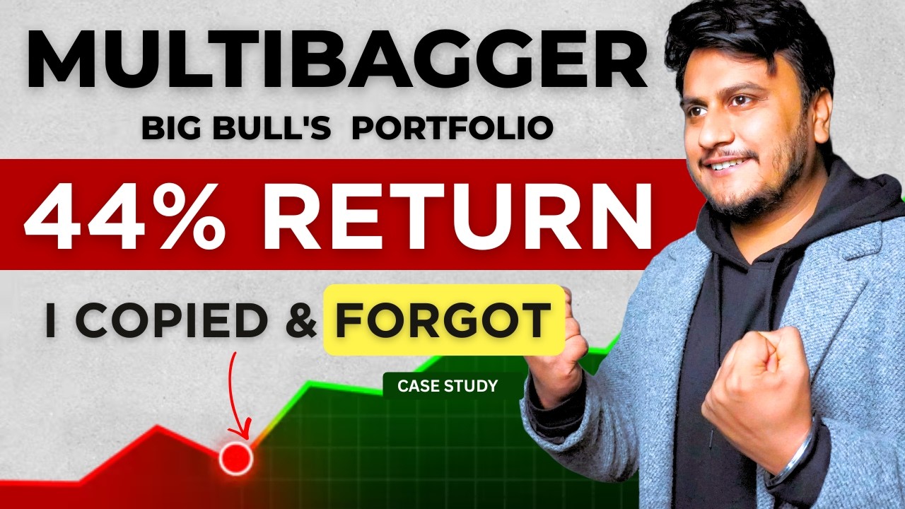 I Copied Big Bull's Multibagger Portfolio & Made 44% | Copycat Investing Case Study