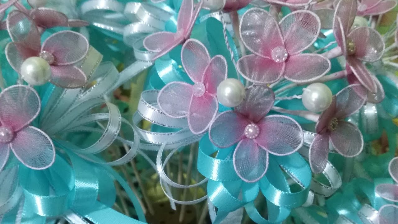 Bunga Telur Stokin Hydrangea Pearl #bungapahar #bungatelur #bungastoking