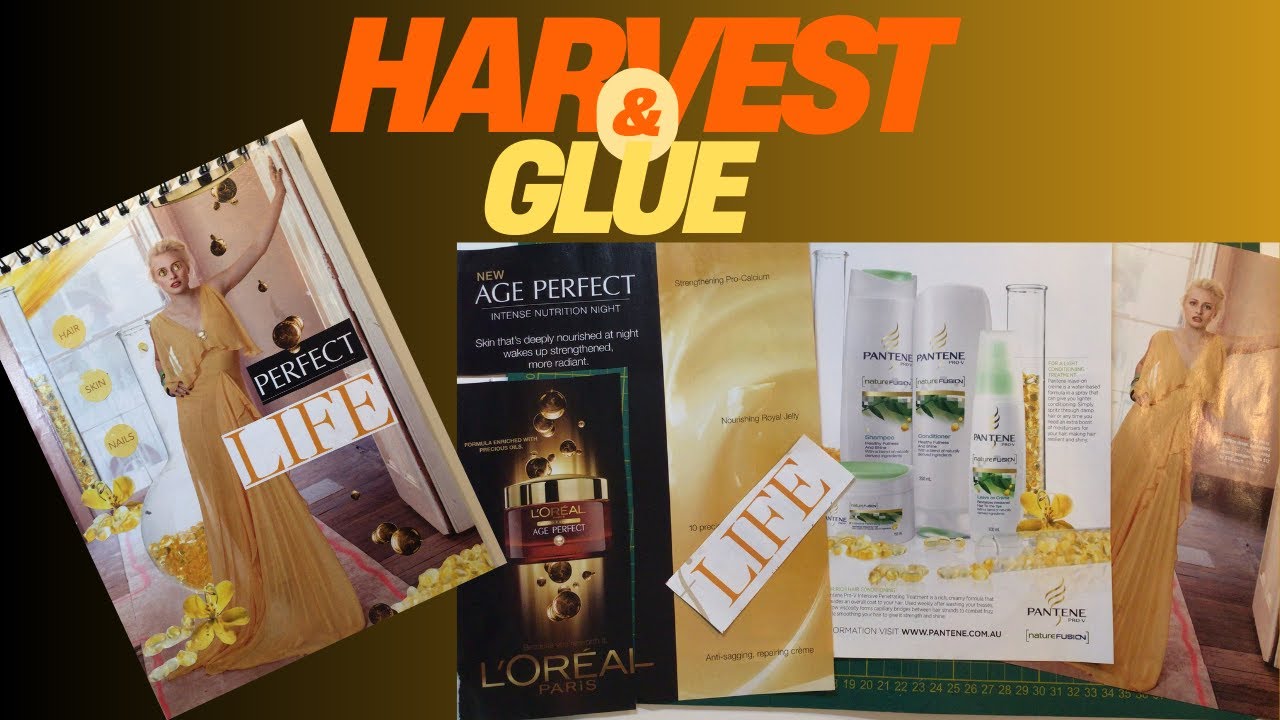 Harvest & Glue 1(a) - Magazine Harvest & Collage