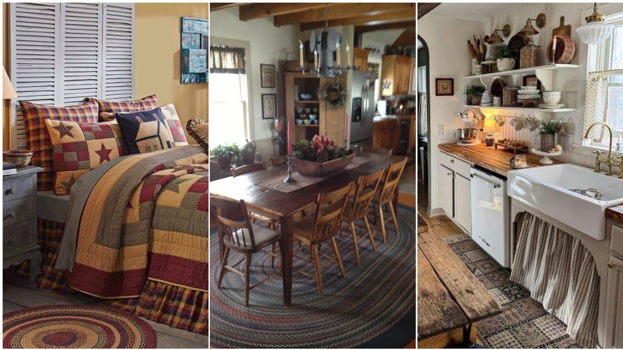 Vintage Country inspired Farmhouse Decorating Ideas. Rustic Farmhouse Decor.#vintagestyle #home #diy