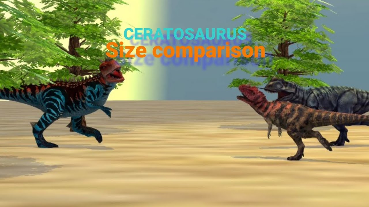 CERATOSAURUS SIZE COMPARISON