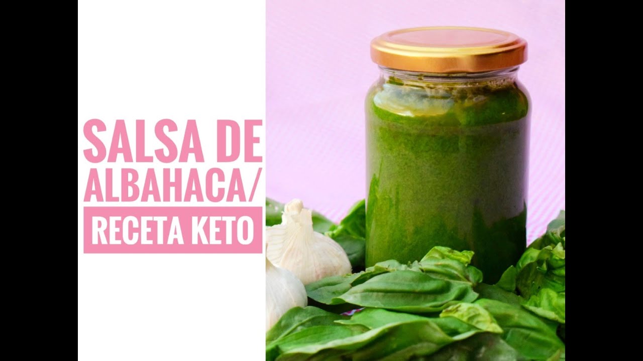 SALSA DE ALBAHACA / RECETA KETO. Manera más practica de conservar las hierbas.