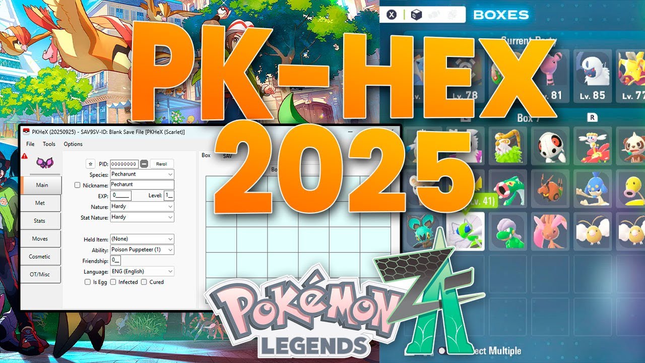 PK-HEX Para Pokémon Legends ZA