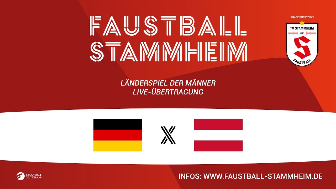 Faustball-Länderspiel der Männer: DEUTSCHLAND-ÖSTERREICH (2025)