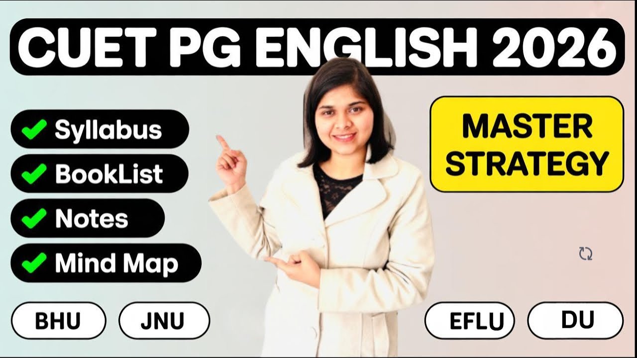 How to prepare for CUET PG English Literature 2026  | By Priya Ma'am | CUET PG English 2026
