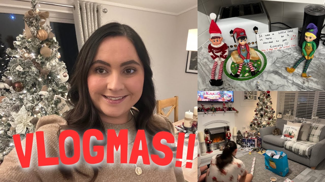 VLOGMAS.. Christmas Work Party & M&S Food Gifts 🎄❤️