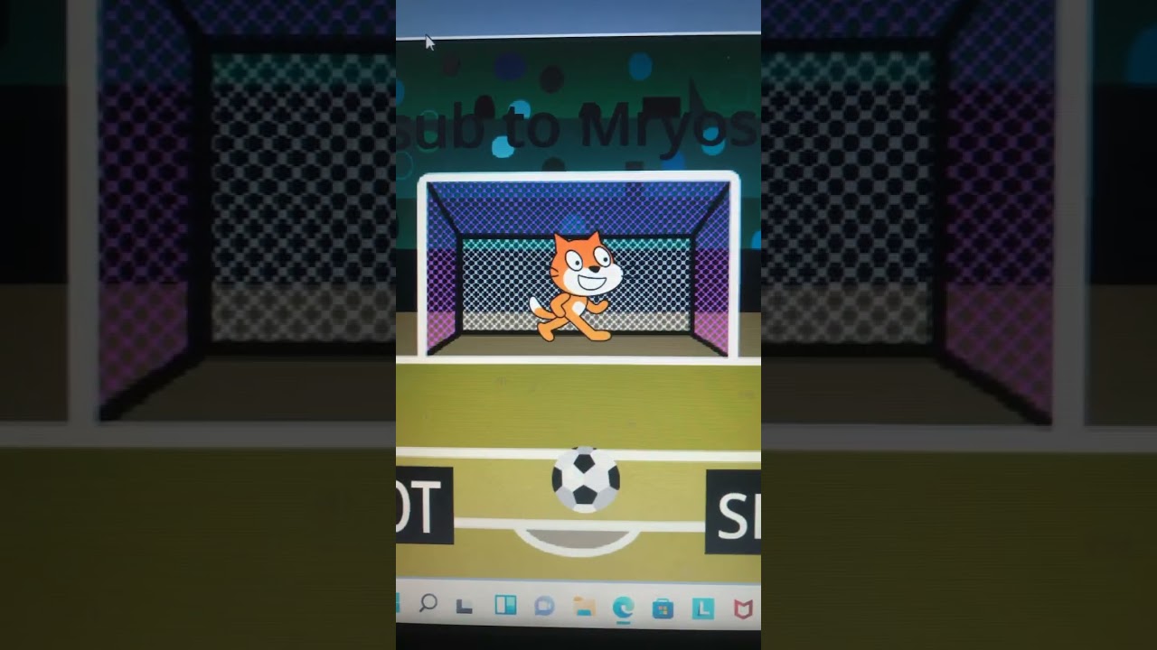 I made my own scratch game-penalty shoot out sim