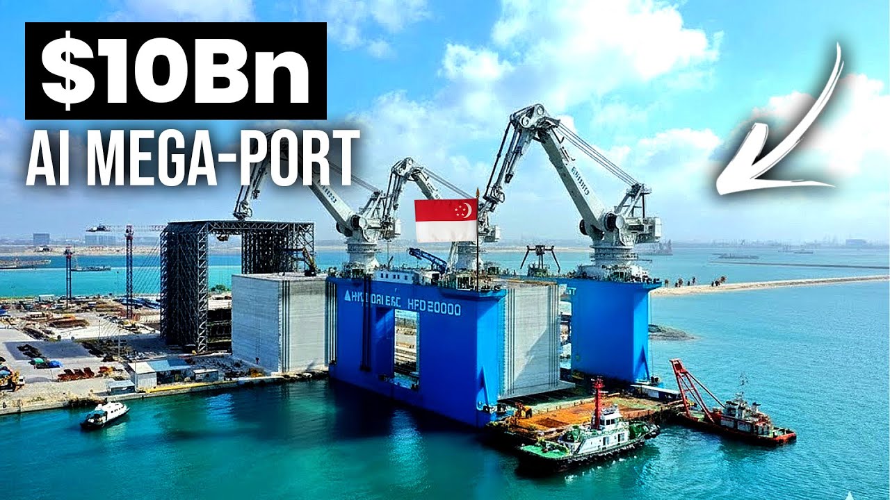 Singapore&rsquo;s $10 Billion Tuas Mega-Port &mdash; Fully Automated, Run by Robots