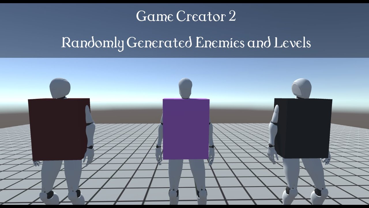 Game Creator 2 - Randomly generated enemies and levels