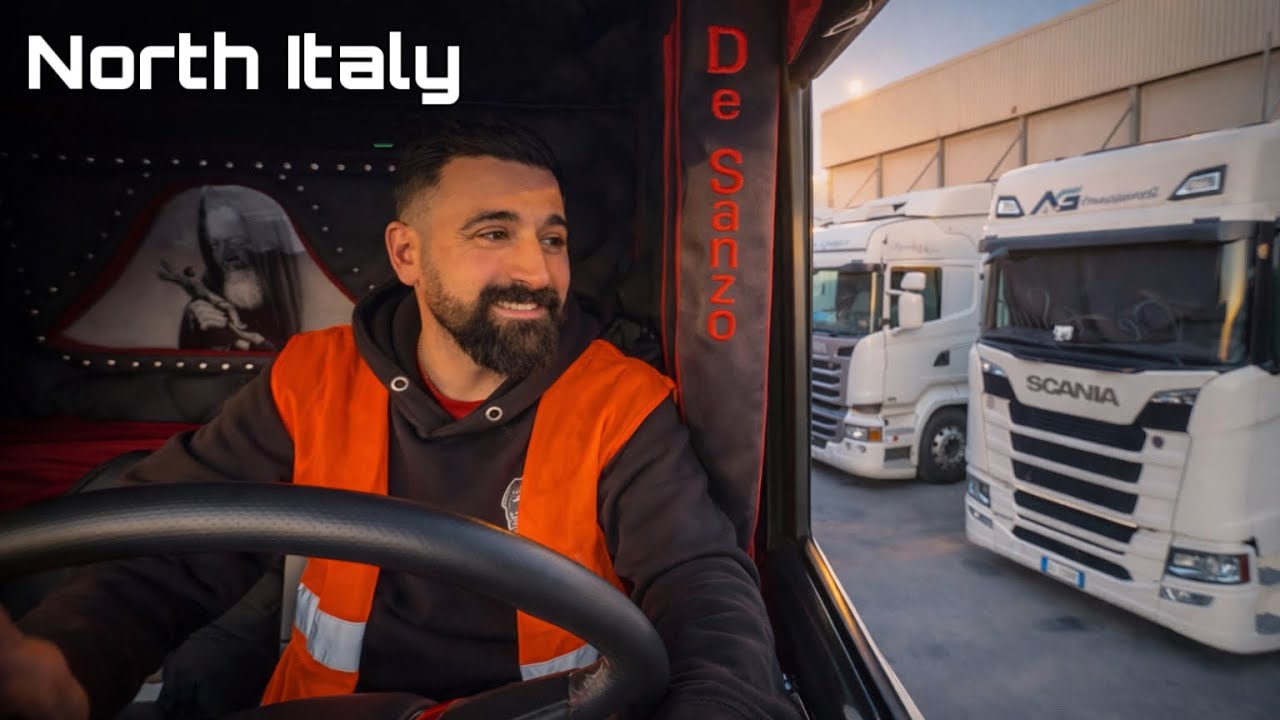 CAMIONISTA IN VIAGGIO VERSO IL NORD ITALIA🚚🇮🇹