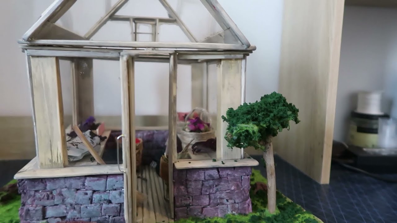 DIY Miniature Greenhouse Build