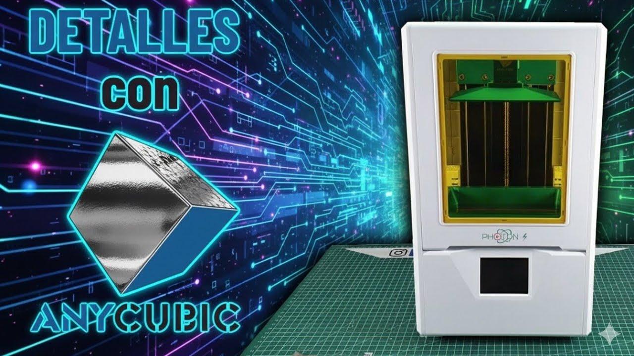 🛠️ DETALLANDO con la ANYCUBIC PHOTON S (ESPAÑOL)