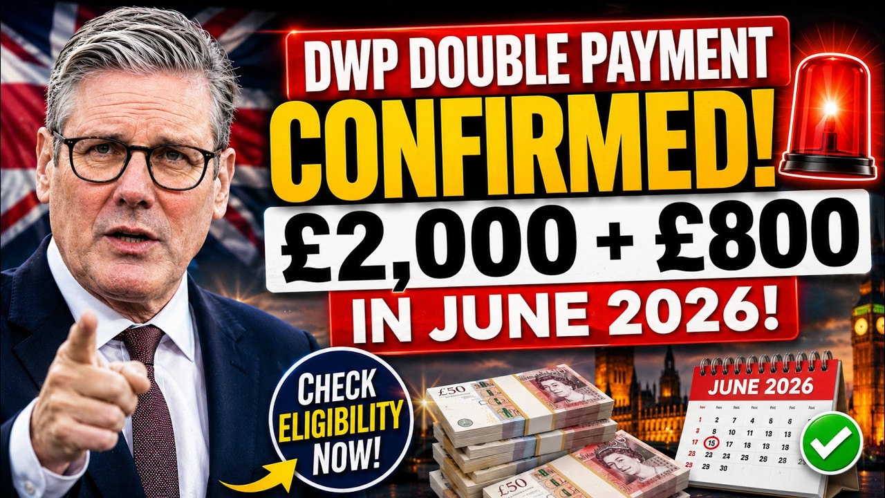 🚨 DWP Double Payment CONFIRMED in June 2026! Pensioners Could Get &pound;2,000+&pound;800&mdash;Check Eligibility Now!