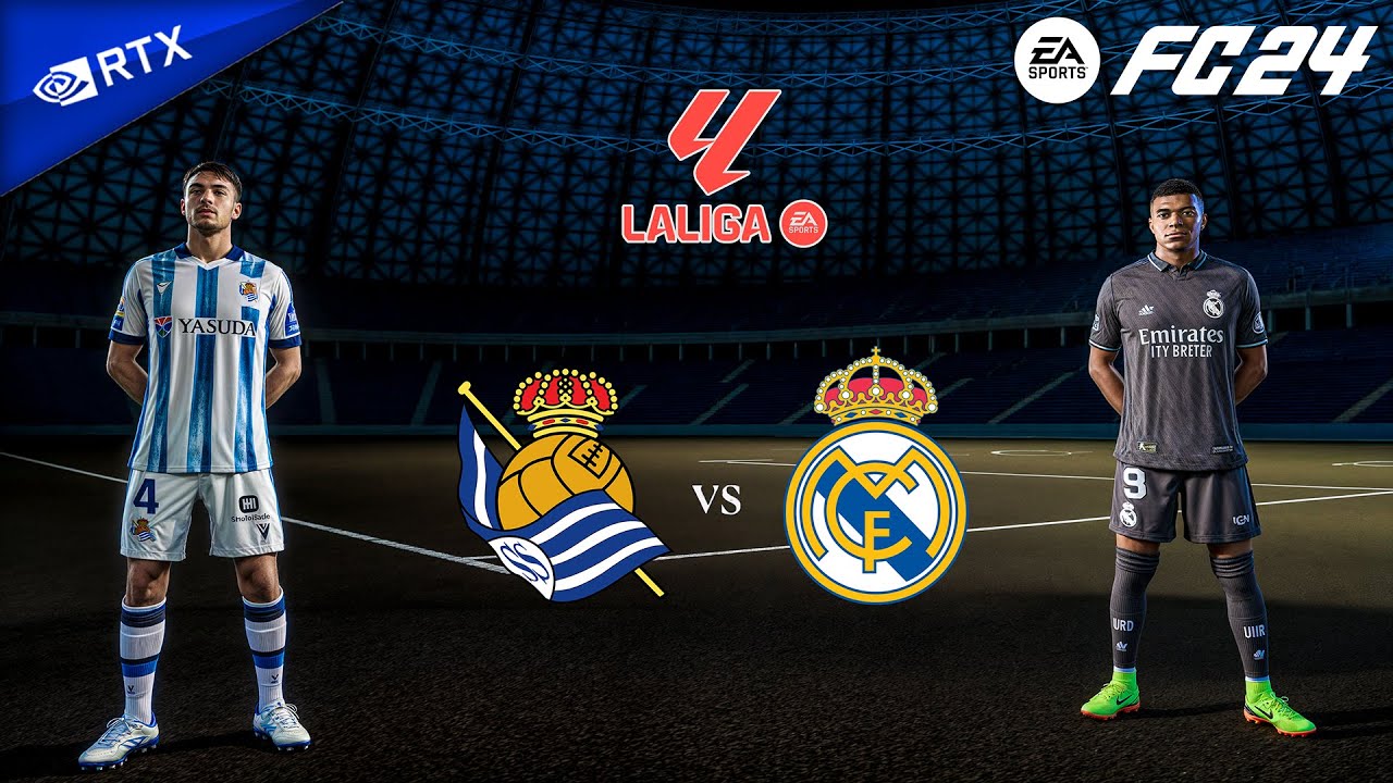FC 24 - Real Sociedad vs. Real Madrid | La Liga 24/25 Full Match | 4K