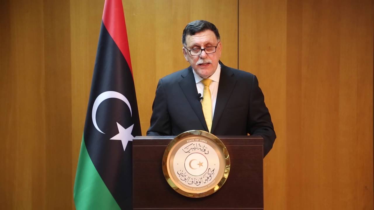 كلمة رئيس المجلس الرئاسي لحكومة الوفاق الوطني السيد فائز السراج موجهة الى الشعب الليبي