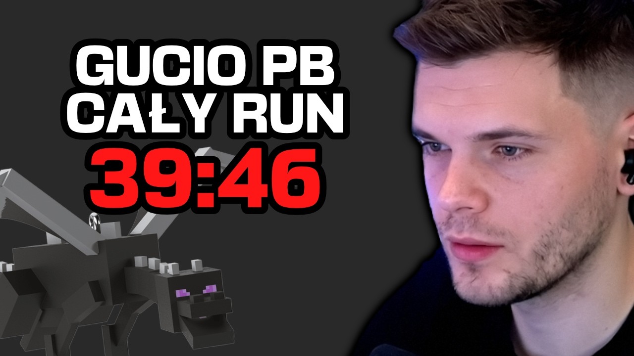 GUYCIO PB MINECRAFT | PIERWSZY CZAS | CAŁY RUN | 39:46