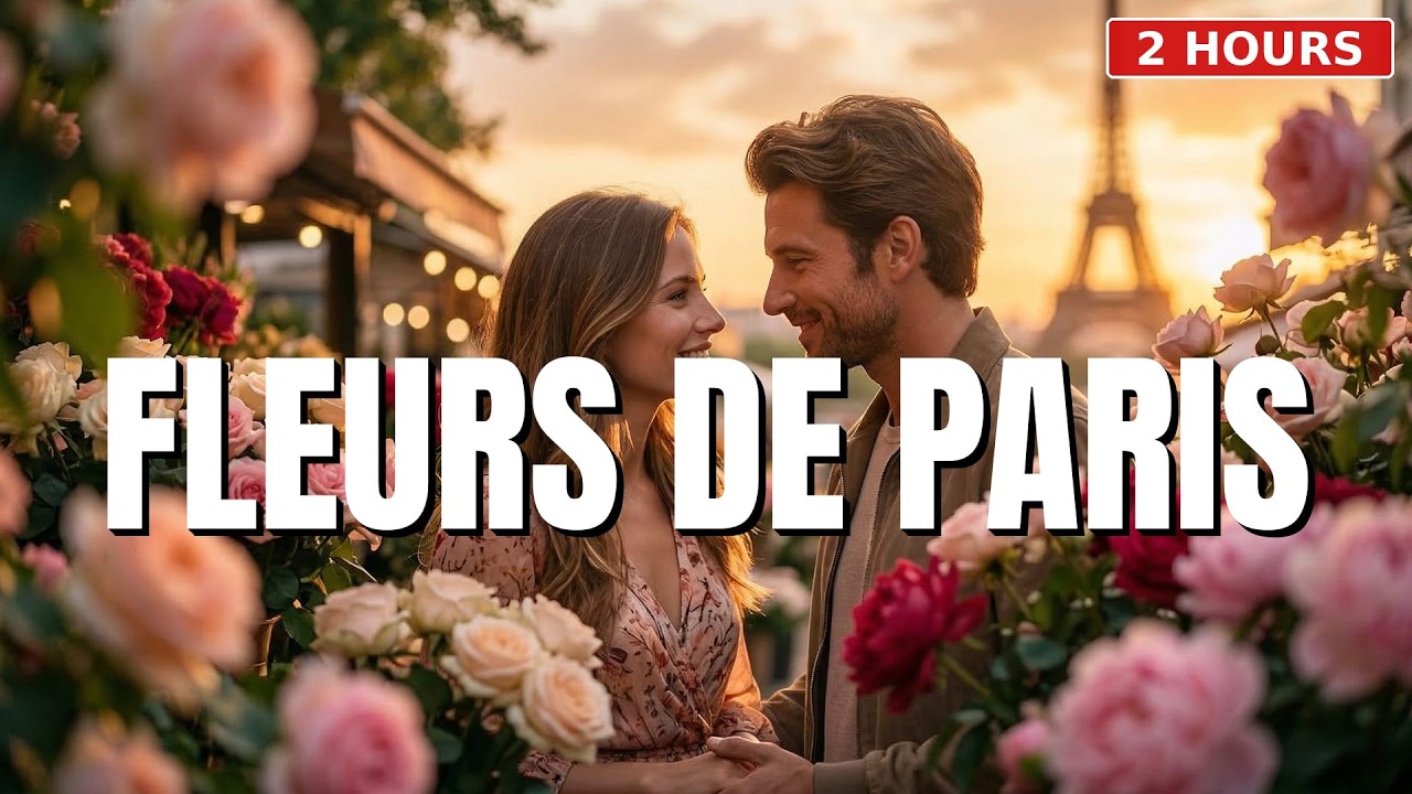 Romantic French Music 🌸 | Fleurs de Paris — A Beautiful Day | 2 Hours