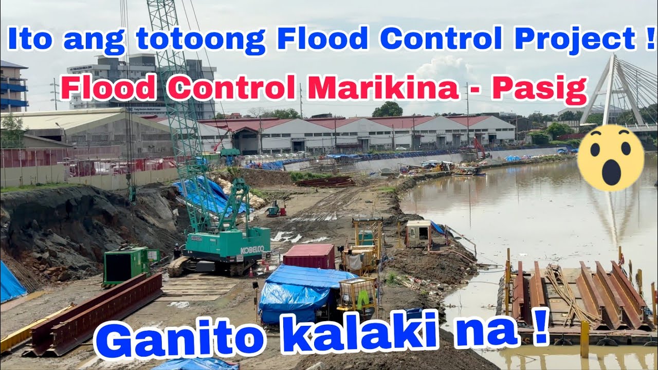 Ito ang totoong Flood Control Project ! Ganito kalaki na Marikina - Pasig River Channel Improvement