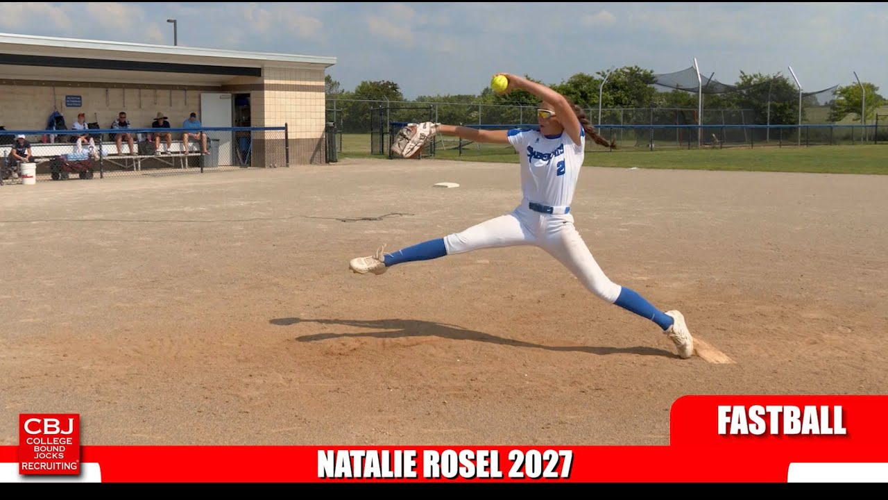 Natalie Rosel 2027 Pitcher/Outfielder Softball Skills Video