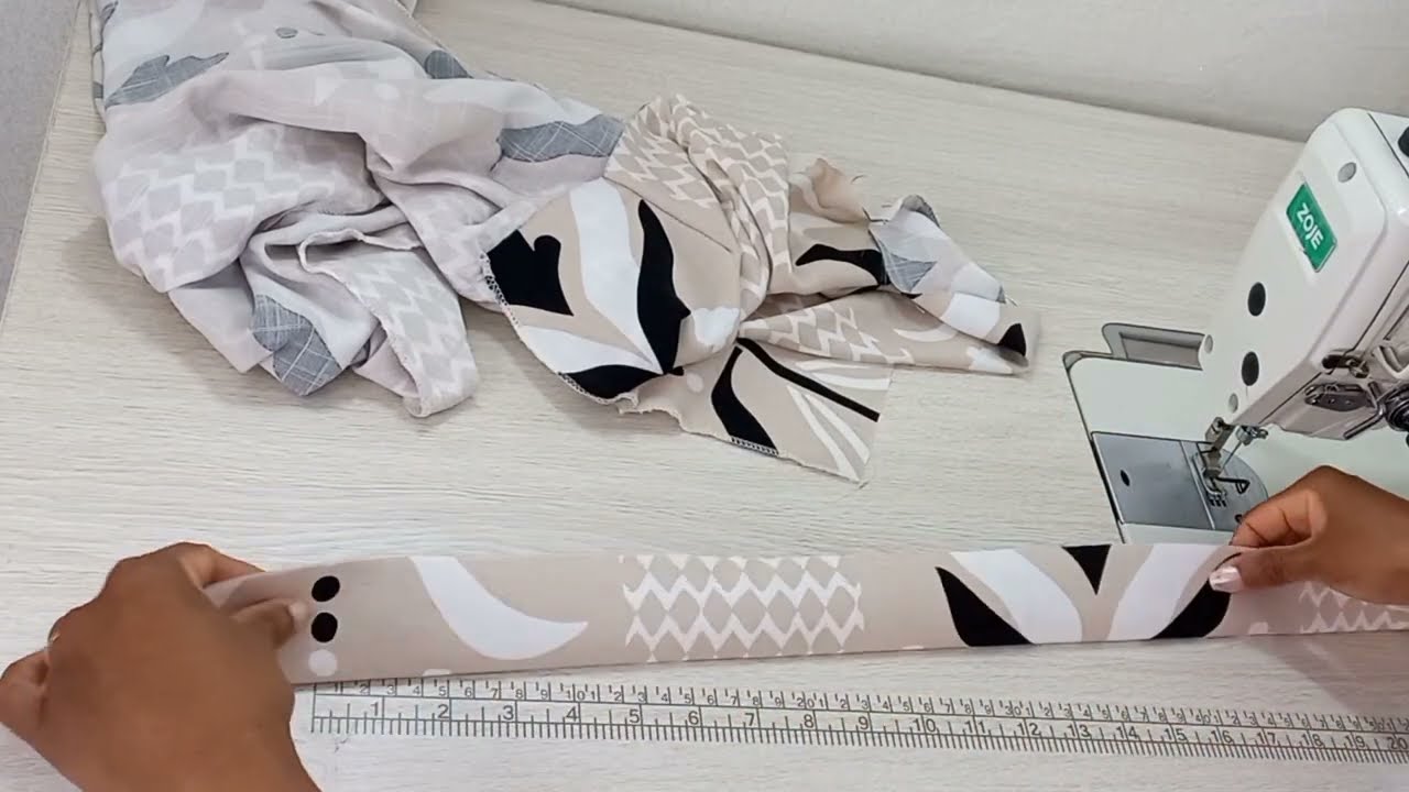 COMO COSTURAR Saia Longa Evasê Com cós e Zíper 
