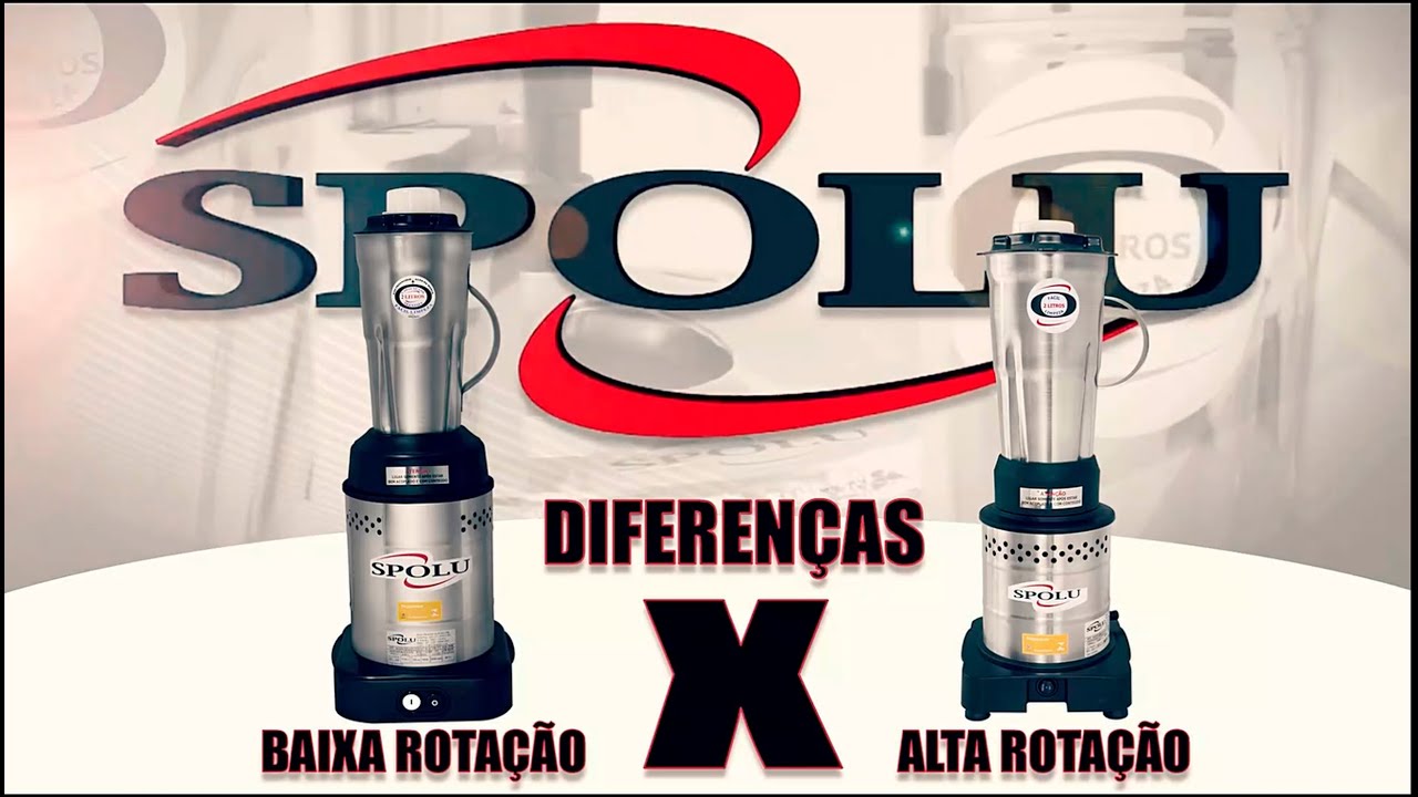 QUAL A DIFEREN&Ccedil;A ENTRE LIQUIDIFICADOR DE ALTA E BAIXA ROTA&Ccedil;&Atilde;O?