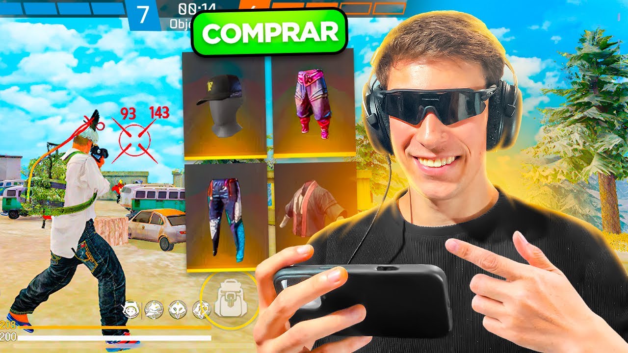 JOGANDO APOSTADO ATÉ COMPRAR UMA CONTA GEMADA! free fire iphone 16 pro max