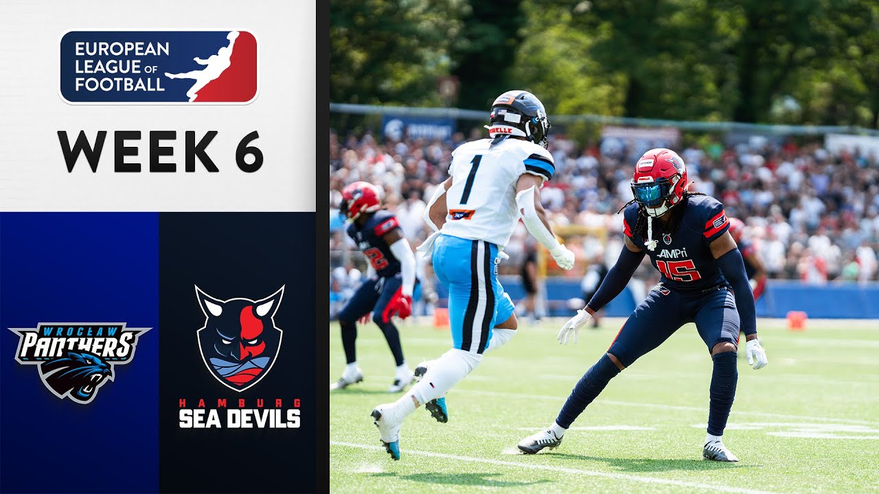 Panthers Wroclaw @ Hamburg Sea Devils Highlights | Week 6 | Season 2023