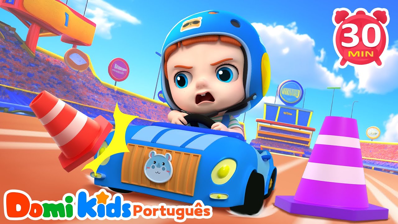 Corrida de Carrinhos 🚗 Canções Divertidas | Canções Infantis | Domi Kids | LEFUN Kids TV