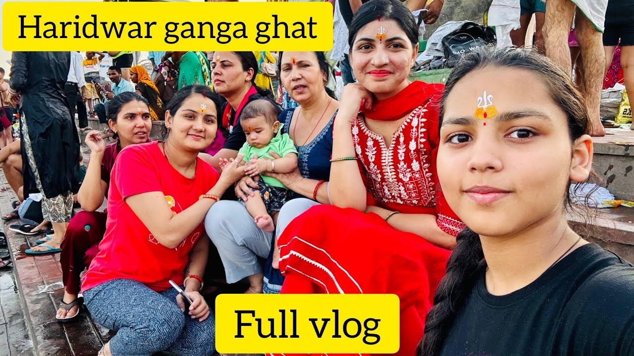 Haridwar ganga ji k ghat ka full vlog ,haridwar ganga ghat bathing viral video #gangaghat