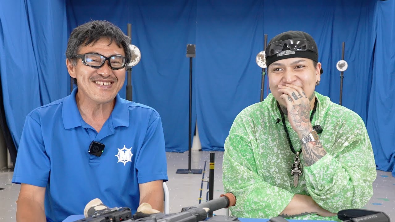 【異次元コラボ】「ラップスタア王者」Ralph、実銃世界王者マック堺と初対面。音楽と銃、交わるはずのなかった２つの世界。