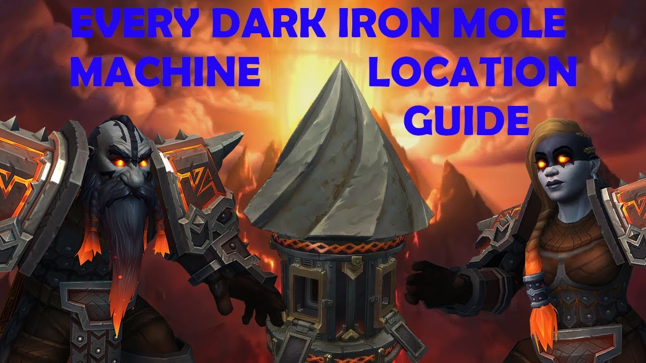 EVERY SINGLE dark iron drill location in azeroth | WOW [GUIDE]
