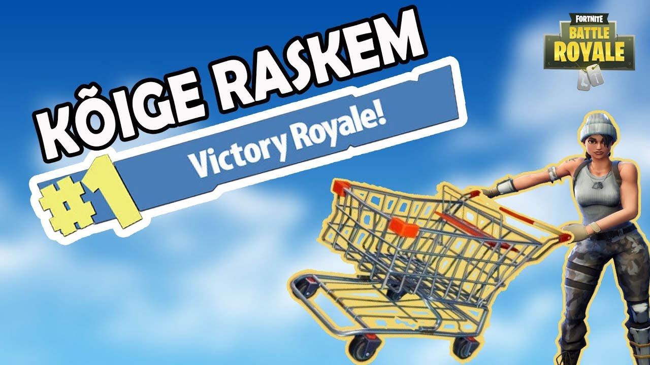 KÕIGE RASKEM VICTORY ROYALE, MIS SAANUD OLEN! (Fortnite Battle Royale Eesti Keeles!)