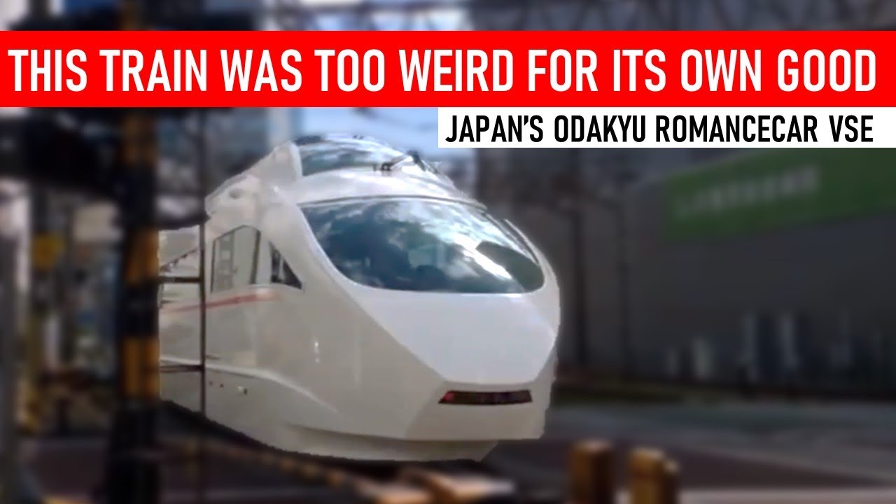 This Japanese Train was TOO WEIRD for its Own Good | Odakyu Romancecar VSE